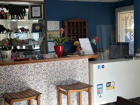 Réception de l’Hôtel Les Arcades