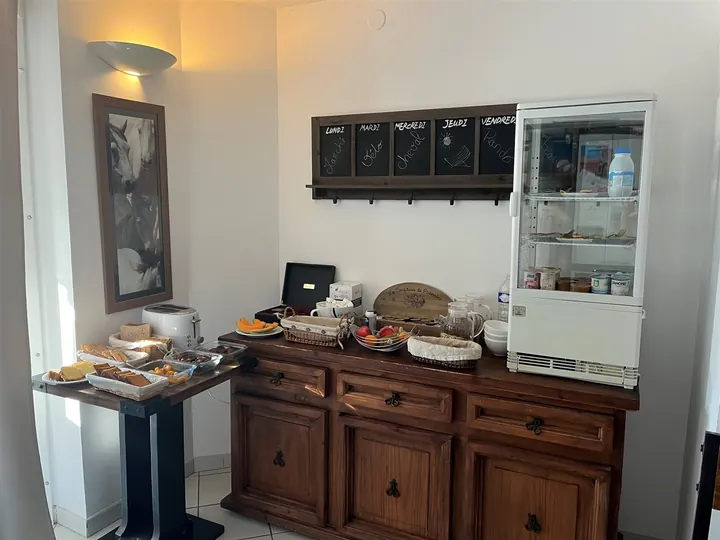 Buffet du petit déjeuner de l'hôtel